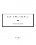 Handbook Of Leadership Theory For Church Leaders