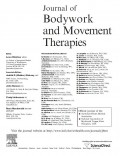 Journal Of Bodywork And Movement Therapies