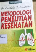 Metodologi Penelitian Kesehatan