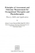 Principles Of Assessment And Outcome Measurement For Occupational Therapists And Physiotherapists