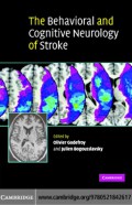 The Behavioral And Cognitive Neurology Of Stroke