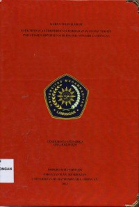 Efektifitas Antihipertensi Terhadap Outcome Terapi Pada Pasien Hipertensi Di RSUD dr. Soegiri Lamongan