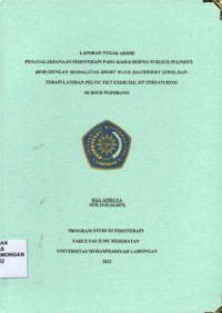 Penatalaksanaan Fisioterapi Pada Kasus hernia Nukleus Pulposus (HNP) dengan Modalitas Short Wave Diathermy (SWD) Dan Terapi Latihan Pelvic Tilt Exercise, Sit Streatching Di RSUD Ngimbang