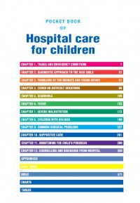 POCKET BOOK
OF
Hospital care
for children