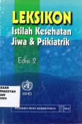 Leksikon (Istilah Kesehatan Jiwa & Psikiatrik)