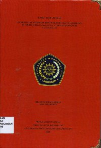 Uji Aktivitas Antidiare Ekstrak Refluks Etanolik 96% Buah Blewah (Cucumis melo L.) Terhadap Bakteri Escherichia coli